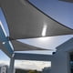 thumbnail image 1 of Vela de sombra triangular SUNNY GUARD 4,9 m bloqueadora de rayos UV gris, 1 of 8