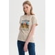 thumbnail image 1 of Polera Mujer Básica Print Beige Claro, 1 of 4