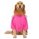 thumbnail image 2 of Chubasquero HDE para perros, doble capa, cremallera y capucha, rosa XL, 2 of 7