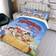 thumbnail image 3 of Los Picapiedra Conjunto de sábanas temático, trío de piezas, cómodo y amigable con la piel, diseño único, regalo de decoración para el hogar para familiares, amigos y fans,135cm *200cm, 3 of 6