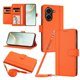 thumbnail image 1 of Funda Billetera Delgada para Honor X7E, Cuero Sintético, Naranja, 1 of 6