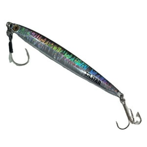 Señuelo Pesca Jig Silstar 15Cms 120Grs Sinking Gris/Pejerey De Metal Chispa