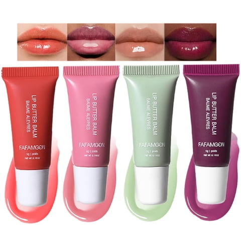 Bálsamo Labial Yibaby Summer Refreshing Tinted Lip Care 4 Unidades