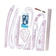 thumbnail image 1 of Juego de regla curva francesa para coser estilo, juego de reglas métricas, herramientas de medición, regla para hacer patrones de ropa flexibles para 11 piezas, 1 of 5