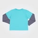 thumbnail image 2 of Polera Niño Kids Doble Manga Turquesa Corona, 2 of 4