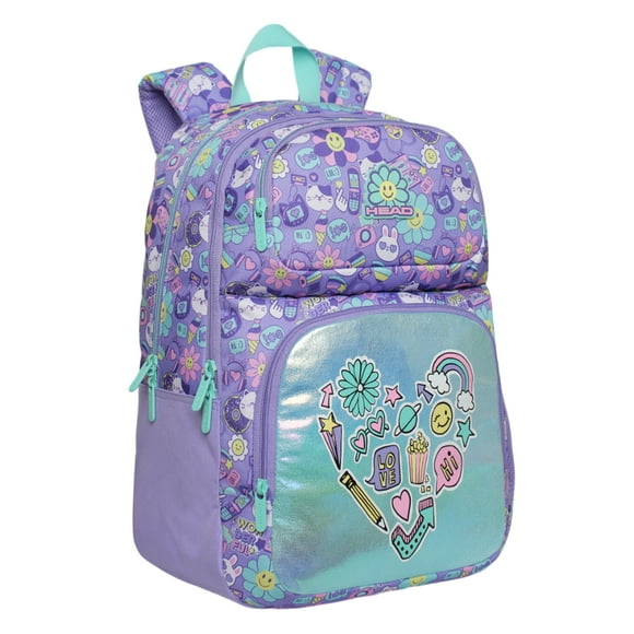Mochila Infantil Niña Fantasy Emoticones Lila Head