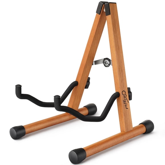 Soporte de guitarra SNIGJAT de madera con marco en A plegable acústico