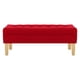 thumbnail image 1 of Banqueta Wood 2c Felpa 05 Rojo, 1 of 4