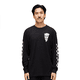 thumbnail image 2 of Polera Stance Manga Larga Hot And Fresh Black, 2 of 3