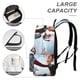 thumbnail image 4 of Gigantes de la Mancha-theme Backpack, Campus style schoolbag Bookbag with Adjustable Shoulder Straps And Large Zip Compartment, Unisex Travel Bags.42x30x15cm, 4 of 6