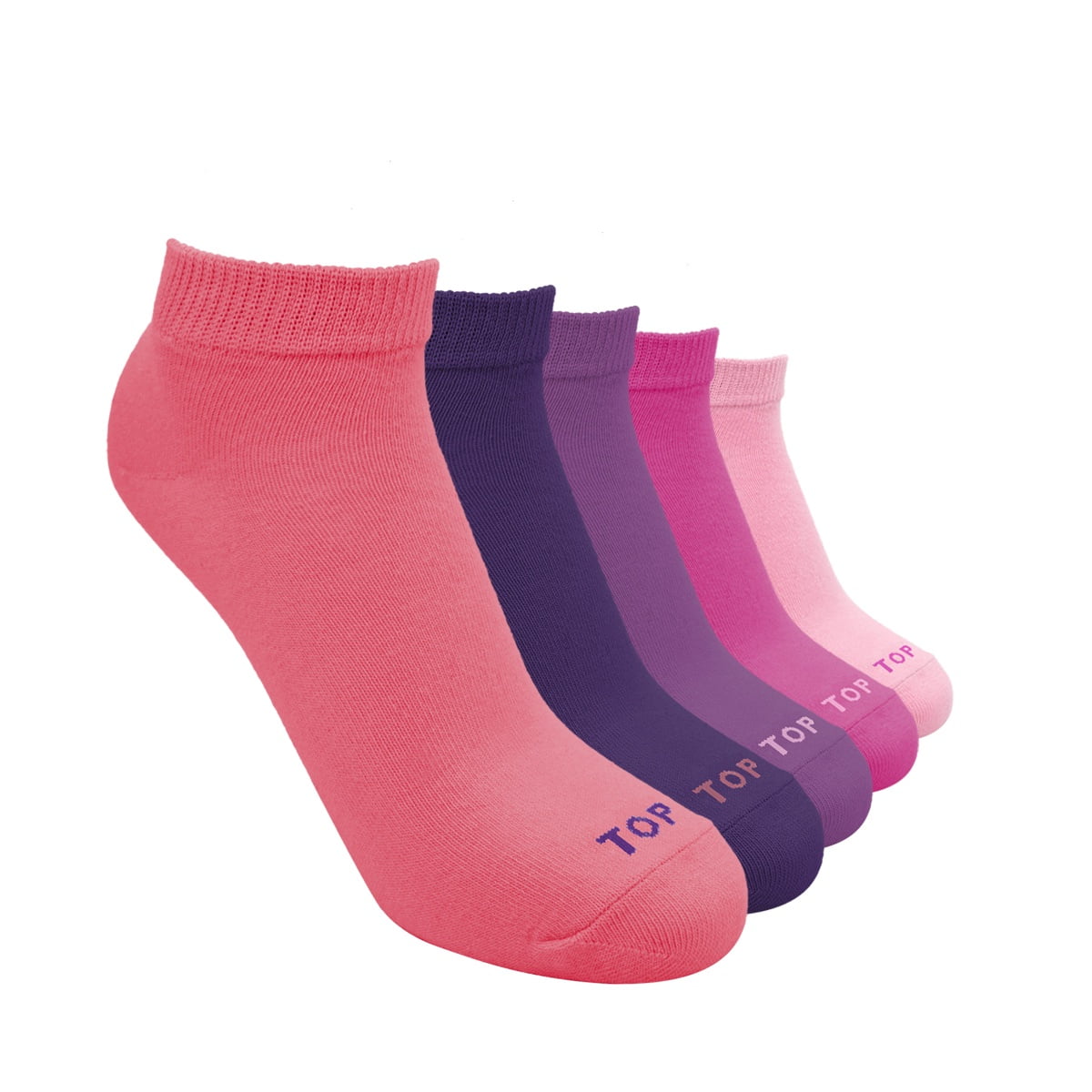 Top - Calcetines Cortos Algodón Niñas Pack 5 C2