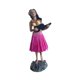 thumbnail image 1 of Figura Hawaiana De Resina, Mu?eca Con Tablero Hawaiano, Mu?eca Con Tablero En Miniatura, Falda Roja Rosa Para Fiesta, 1 of 5