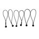 thumbnail image 2 of 6 piezas 15cm Heavy Duty Ball Bungee Cord Tie Cord Cord Canopy Straps Black, 2 of 3