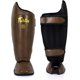 thumbnail image 2 of Espinilleras Fairtex SP8 Muay Thai Syntek de piel, color marrón, 2 of 5