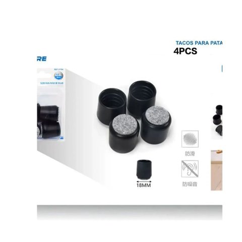Genérico - Tacos Para Patas De Sillas 4Pcs 18Mm