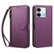 thumbnail image 3 of Funda con Billetera para [Xiaomi Redmi Note 13 5G] con Bolsillo Zipper y Tarjetero Violeta, 3 of 6