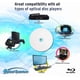 thumbnail image 3 of Blu-ray Disc Optical Quantum 6X 50 GB BD-R DL blanco imprimible por inyección de tinta, 50 discos, 3 of 5