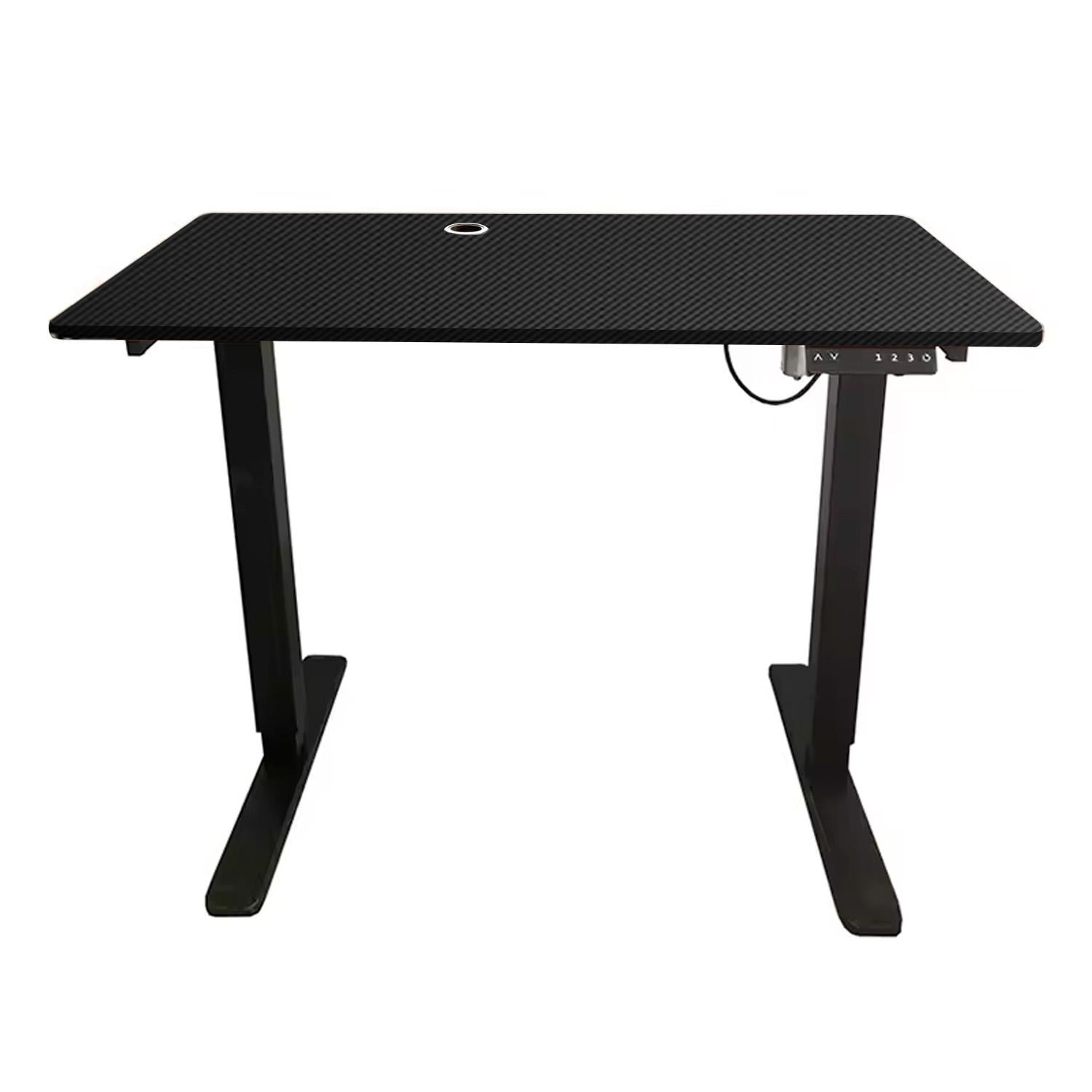 Global Latin Group - Escritorio Ajustable Automático 140x60cm Altura Regulable Negro