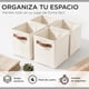 thumbnail image 2 of Pack 4 Cestas Organizadoras Plegables Carry All De Lino S, 2 of 6