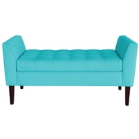 Genérico - Banqueta Baúl Patagonia Color Turquesa