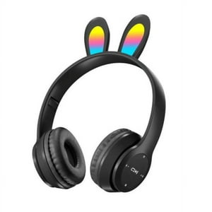 Click Ventas - Audifonos Inalambricos Orejas De Conejo Bluetooth Negro