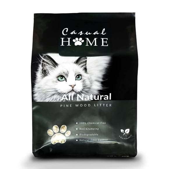 Pellets de Arena para Gatos de Madera de Pino Natural No Aglomerante Casual Home