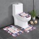 thumbnail image 1 of Juego de Alfombras de Baño Modern Family Terciopelo Coral 3 Piezas, 1 of 6