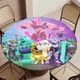 thumbnail image 5 of Battle Kitty theme Fitted Round Tablecloths Elastic Edged Table Covers Waterproof Table Cloth For Kitchen Holiday Party Tables Decor 150cm, 5 of 6