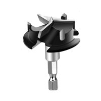 Ioensy - Broca De Barrena De Carpintería De Carburo Para Taladro Manual Eléctrico, Armario De Cocina, 59,5 Cm, Color Negro