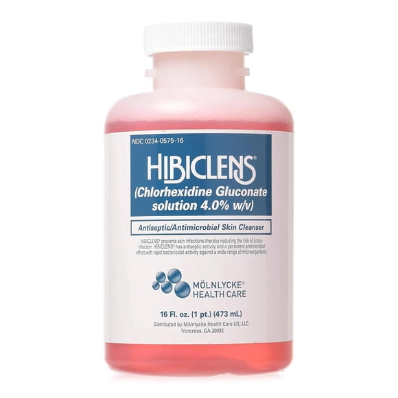 Líquido antiséptico Molnlycke Health Care Hibiclens 473 ml con bomba