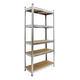 thumbnail image 4 of 2 Estantes Metalico 180x90x40 Oficina Organizador Negro, 4 of 8