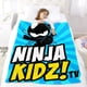 thumbnail image 5 of Niños Ninja anti-pilling, suave, ligera, esponjosa y acogedora de lujo para hogar y cocina – Perfecta para niños y adultos,120X180cm, 5 of 6