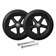 thumbnail image 4 of Ruedas De Repuesto Para Silla De Ruedas De 2 Piezas, Neumático Sólido De 8 "para Sillas De Ruedas, Andadores, Negro, 4 of 5