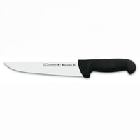 Tres Claveles - Cuchillo Carnicero Negro 24 Cm.