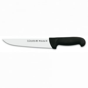 Tres Claveles - Cuchillo Carnicero Negro 24 Cm.