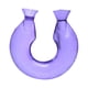 thumbnail image 4 of Bolsa de Agua Caliente para Llenado de Agua para El Cuello, Tapa de Rosca de PVC Portátil, Bolsa Práctica de 1400ml, Calentador de Cuello Y Hombros, B Violeta, 4 of 5