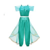 Genérico - Disfraz Princesa Jasmine, Jazmin Aladdín, Cosplay Niña