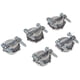 thumbnail image 1 of Conector RACO 2711B5 tipo squeeze para cable NMSC de 1/2 pulgada, paquete de 5, 1 of 4