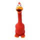 thumbnail image 1 of Novedad Divertido Gritando Pollo Perro Gatos Squeaker Juguete Interactivo Rojo, 1 of 5