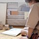 thumbnail image 4 of Estante para libros 3 Sprouts Kids con tela reciclada, 4 niveles, cabestrillo azul, 4 of 7