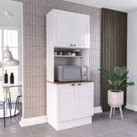 Vekka Home - Despensa Perola 4P Blanco Café (P3)