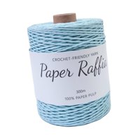 Magideal - Hilo De Rafia Cinta De Papel Cuerda Para Tejer Cordón Para Ganchillo Hilo Para Artesanía Material De Papel Suave Adecuado Para Bolsos De Playa Y Sombr Azul Claro