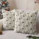 thumbnail image 1 of Cubiertas De Almohada De Navidad 18x18 Pulgadas Conjunto De 2 Decoraciones De Navidad Suave Peluche Piel Lana Blanca Árbol De Navidad Tirar Fundas De Almohada Decoración De Vacaciones De Inv, 1 of 3