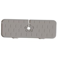 Bothyi - Alfombrilla Reutilizable Para Grifo De Fregadero, Protector Contra Salpicaduras Para Encimera De Cocina, Hogar, Gris