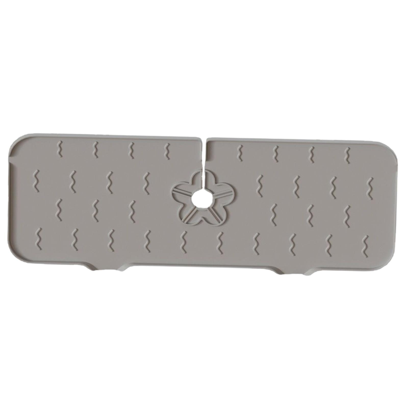 Bothyi - Alfombrilla Reutilizable Para Grifo De Fregadero, Protector Contra Salpicaduras Para Encimera De Cocina, Hogar, Gris