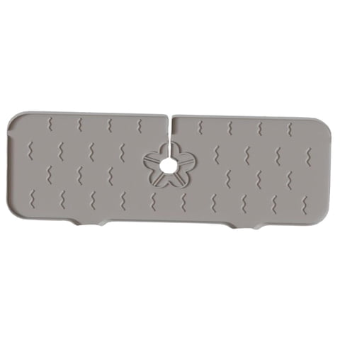 Bothyi - Alfombrilla Reutilizable Para Grifo De Fregadero, Protector Contra Salpicaduras Para Encimera De Cocina, Hogar, Gris