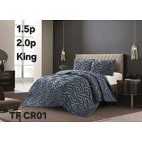 Aladdins Shop - Cobertor De Verano Plaza Y Media Plumon Polialgodón Color Plomo