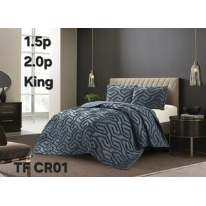 Aladdins Shop - Cobertor De Verano 2 Plazas Plumon Ligero Polialgodón Color Plomo