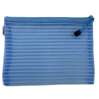 Homewell - Estuche Azul Translucido Rallas 23*18