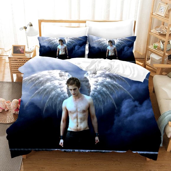 New Movie Twilight Bedding Set Love Duvet Cover Set Pillowcase Film Soft Bed Linen for Women Teens